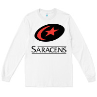 White saracens Long Sleeve Tee - linhVisuals