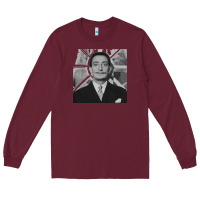 Burgundy swans reflecting elephants 1937 by salvador dali 83665573 Long Sleeve Tee - linhVisuals