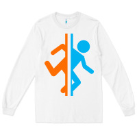 White portal   portal Long Sleeve Tee - linhVisuals