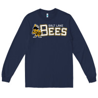 Navy salt lake city bees Long Sleeve Tee - linhVisuals