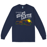 Navy arizona grand canyon greetings souvenir tee shirt Long Sleeve Tee - linhVisuals