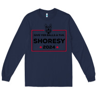 Navy shoresy Long Sleeve Tee - linhVisuals