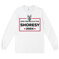 White shoresy Long Sleeve Tee - linhVisuals
