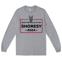 Heather Grey shoresy Long Sleeve Tee - linhVisuals