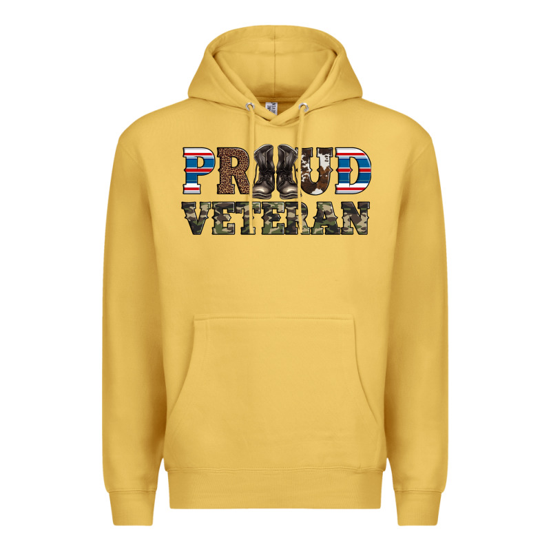 Armed Forces Day Proud Veteran Premium Hoodie by Artiststas | Teevron