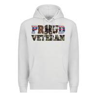 Dove Grey armed forces day proud veteran Premium Hoodie - Artiststas