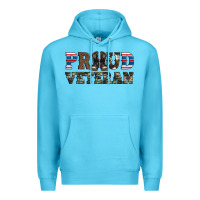 Ocean Blue armed forces day proud veteran Premium Hoodie - Artiststas