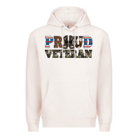 Pale Pink armed forces day proud veteran Premium Hoodie - Artiststas