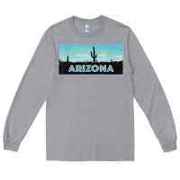 Arizona Shirt   Saguaro Cactus Desert Landscape T Shirt Long Sleeve Tee | Teevron