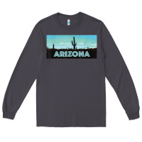 Smoke arizona shirt   saguaro cactus desert landscape t shirt Long Sleeve Tee - linhVisuals
