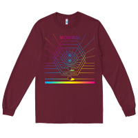 Burgundy mṏgwäï müṡïc cṏǹcert Long Sleeve Tee - linhVisuals