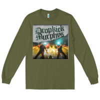 Army Green drop Long Sleeve Tee - linhVisuals