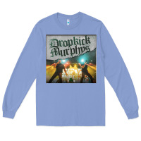 Colony Blue drop Long Sleeve Tee - linhVisuals