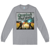 Heather Grey drop Long Sleeve Tee - linhVisuals
