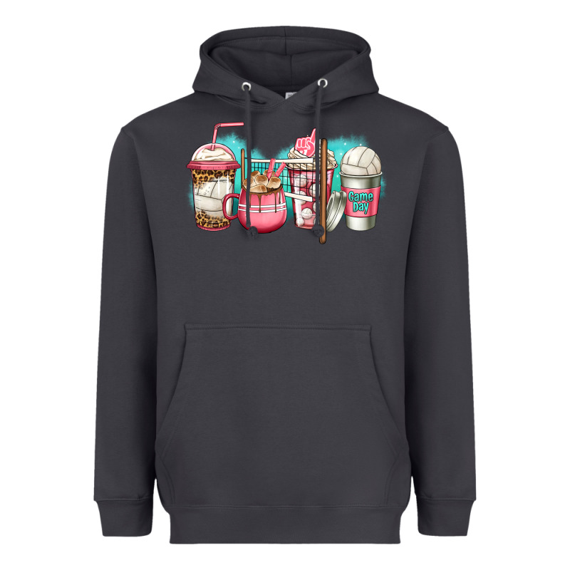 Volleyball Coffee Heavyweight Hoodie by Jasminsmagicworld | Teevron