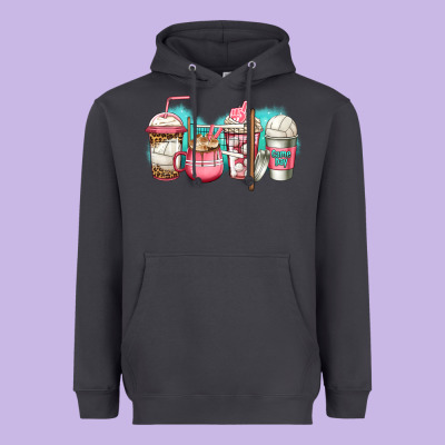 Volleyball Coffee Heavyweight Hoodie Designed By Jasminsmagicworld