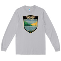 Moon Dust codorus state park pennsylvania badge vintage Long Sleeve Tee - linhVisuals