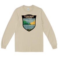 Mushroom codorus state park pennsylvania badge vintage Long Sleeve Tee - linhVisuals