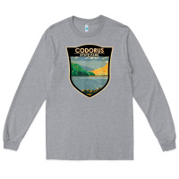 Heather Grey codorus state park pennsylvania badge vintage Long Sleeve Tee - linhVisuals