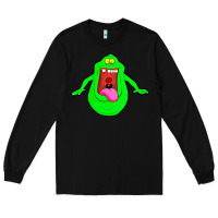 Black slimer ghost anime Long Sleeve Tee - linhVisuals