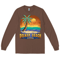Chestnut delray beach florida  vintage distressed souvenir long sleeve t shirt Long Sleeve Tee - linhVisuals