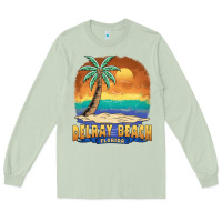 Matcha delray beach florida  vintage distressed souvenir long sleeve t shirt Long Sleeve Tee - linhVisuals