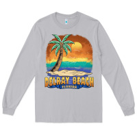 Moon Dust delray beach florida  vintage distressed souvenir long sleeve t shirt Long Sleeve Tee - linhVisuals