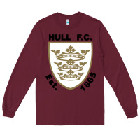 Burgundy hull fc Long Sleeve Tee - linhVisuals