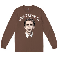 Chestnut sports nicolas cage as john travolta Long Sleeve Tee - linhVisuals