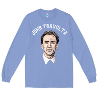Colony Blue sports nicolas cage as john travolta Long Sleeve Tee - linhVisuals