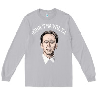Moon Dust sports nicolas cage as john travolta Long Sleeve Tee - linhVisuals