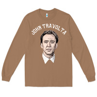 Toasted Coconut sports nicolas cage as john travolta Long Sleeve Tee - linhVisuals