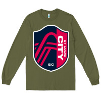 Army Green st louis city Long Sleeve Tee - linhVisuals