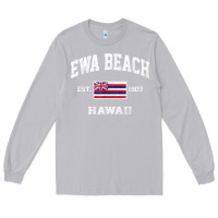 Moon Dust ewa beach hawaii hi vintage state athletic style t shirt Long Sleeve Tee - linhVisuals