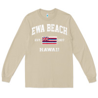 Mushroom ewa beach hawaii hi vintage state athletic style t shirt Long Sleeve Tee - linhVisuals