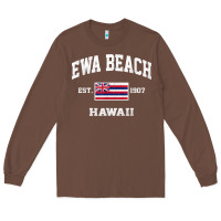 Chestnut ewa beach hawaii hi vintage state athletic style t shirt Long Sleeve Tee - linhVisuals