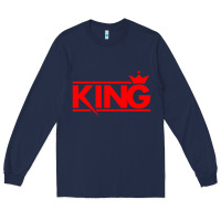Navy king Long Sleeve Tee - linhVisuals