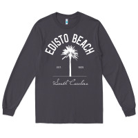 Smoke edisto beach sc palm tree edisto beach gift pullover hoodie Long Sleeve Tee - linhVisuals