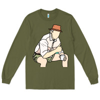 Army Green russell coight Long Sleeve Tee - linhVisuals
