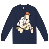 Navy russell coight Long Sleeve Tee - linhVisuals