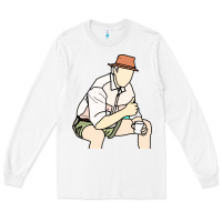 White russell coight Long Sleeve Tee - linhVisuals