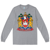 Heather Grey wigan warriors Long Sleeve Tee - linhVisuals
