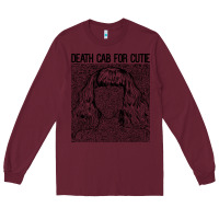 Burgundy death cab for cutie Long Sleeve Tee - linhVisuals