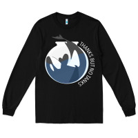 Black thanks but no tanks Long Sleeve Tee - linhVisuals