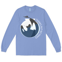 Colony Blue thanks but no tanks Long Sleeve Tee - linhVisuals