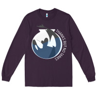 Plum thanks but no tanks Long Sleeve Tee - linhVisuals