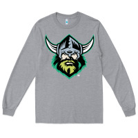 Heather Grey canberra raiders Long Sleeve Tee - linhVisuals