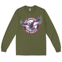 Army Green manly warringah sea eagles Long Sleeve Tee - linhVisuals