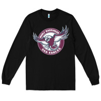 Black manly warringah sea eagles Long Sleeve Tee - linhVisuals