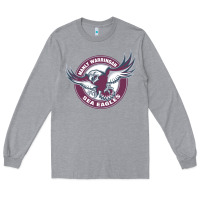 Heather Grey manly warringah sea eagles Long Sleeve Tee - linhVisuals